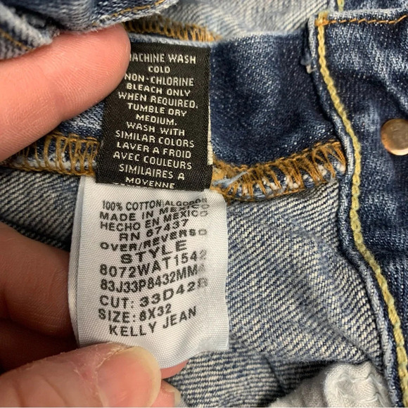 Ralph Lauren Polo jeans size 8 Kelly style slight flare some wear - Picture 4 of 12